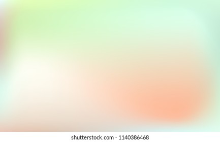 Creative foil hologram background. Vibrant cosmic vector. Abstract iridescent fluid  motion texture. Holographic foil backdrop. Gradient mesh. White Orange Yellow Red Green.