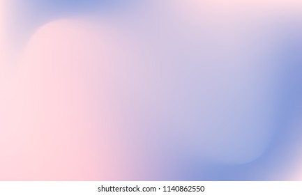 Creative foil hologram background. Vibrant cosmic vector. Abstract iridescent fluid  motion texture. Holographic foil backdrop. Gradient mesh. Blue Violet Orchid Iris Lavender.