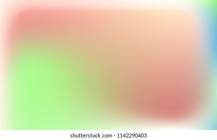 Creative foil hologram background. Vibrant cosmic vector. Abstract iridescent fluid  motion texture. Holographic foil backdrop. Gradient mesh. White Orange Yellow Red Green.