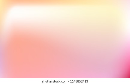 Creative foil hologram background. Vibrant cosmic vector. Abstract iridescent fluid  motion texture. Holographic foil backdrop. Gradient mesh. White Pink Violet Blue.