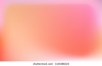 Creative foil hologram background. Vibrant cosmic vector. Abstract iridescent fluid  motion texture. Holographic foil backdrop. Gradient mesh. White Orange Yellow Red Green.