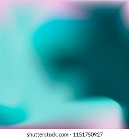 Creative foil hologram background. Vibrant cosmic vector. Abstract iridescent fluid  motion texture.  Holographic foil backdrop. Vector design template.
