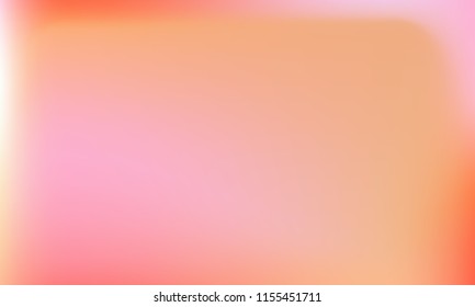 Creative foil hologram background. Vibrant cosmic vector. Abstract iridescent fluid  motion texture. Holographic foil backdrop. Gradient mesh. White Orange Yellow Red Green.