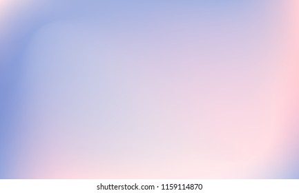 Creative foil hologram background. Vibrant cosmic vector. Abstract iridescent fluid  motion texture. Holographic foil backdrop. Gradient mesh. Blue Violet Orchid Iris Lavender.