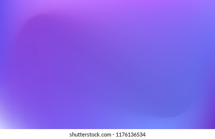 Creative foil hologram background. Vibrant cosmic vector. Abstract iridescent fluid  motion texture. Holographic foil backdrop. Gradient mesh. Blue Violet Pink Iris Lavender.