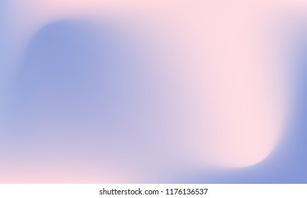 Creative foil hologram background. Vibrant cosmic vector. Abstract iridescent fluid  motion texture. Holographic foil backdrop. Gradient mesh. Blue Violet Orchid Iris Lavender.
