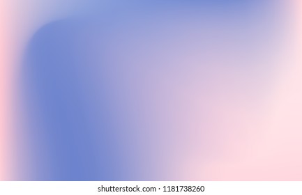 Creative foil hologram background. Vibrant cosmic vector. Abstract iridescent fluid  motion texture. Holographic foil backdrop. Gradient mesh. Blue Violet Orchid Iris Lavender.