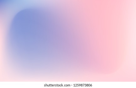 Creative foil hologram background. Vibrant cosmic vector. Abstract iridescent fluid  motion texture. Holographic foil backdrop. Gradient mesh. Blue Violet Orchid Iris Lavender.