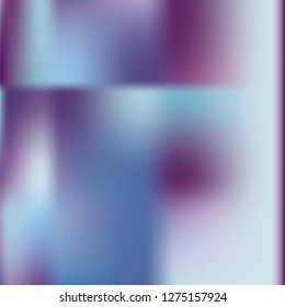 Creative foil hologram background. Vibrant cosmic vector. Abstract iridescent fluid  motion texture.  Holographic foil backdrop. Vector design template