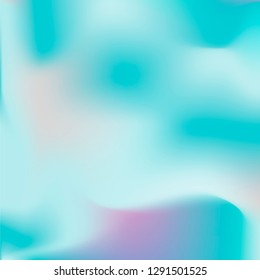Creative foil hologram background. Vibrant cosmic vector. Abstract iridescent fluid  motion texture.  Holographic foil backdrop. Vector design template.
