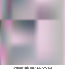 Creative foil hologram background. Vibrant cosmic vector. Abstract iridescent fluid  motion texture.  Holographic foil backdrop. Vector design template