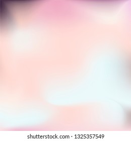 Creative foil hologram background. Vibrant cosmic vector. Abstract iridescent fluid  motion texture.  Holographic foil backdrop. Vector design template.
