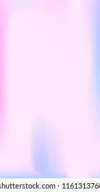 Creative Foil Hologram Vector Background. Abstract Soft Pastel Gradient Mesh Backdrop. Pale Pink Colored Blurry Hipster Liquid Vibrant Holographic Background. Blue Pink Violet Orchid Iris Lavender
