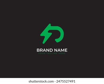 Creative font  bolt logo design