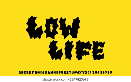 creative font design,alphabet,number and vector