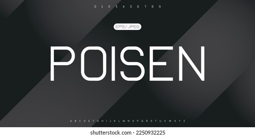 Creative font. Modern abstract digital tech font. Logo creative font, type, technology, movie, digital, music, movie. Fonts and illustration in vector format.