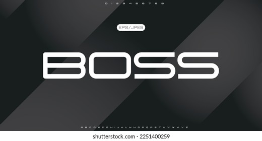 Creative font. Modern abstract digital tech font. Logo creative font, type, technology, movie, digital, music, movie. Fonts and illustration in vector format.