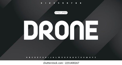 Creative font. Modern abstract digital tech font. Logo creative font, type, technology, movie, digital, music, movie. Fonts and illustration in vector format.