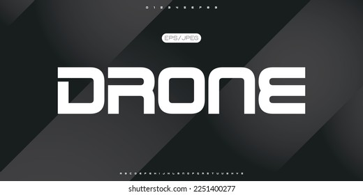 Creative font. Modern abstract digital tech font. Logo creative font, type, technology, movie, digital, music, movie. Fonts and illustration in vector format.