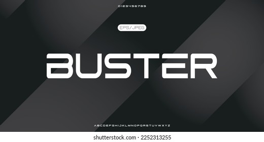 Creative font. Modern abstract digital tech font. Logo creative font, type, technology, movie, digital, music, movie. Fonts and illustration in vector format.