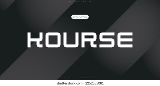 Creative font. Modern abstract digital tech font. Logo creative font, type, technology, movie, digital, music, movie. Fonts and illustration in vector format.