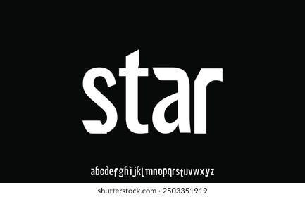 Creative font. Modern abstract digital tech font. Logo creative font, type, technology, movie, digital, music, movie. Fonts and illustration in vector format.
