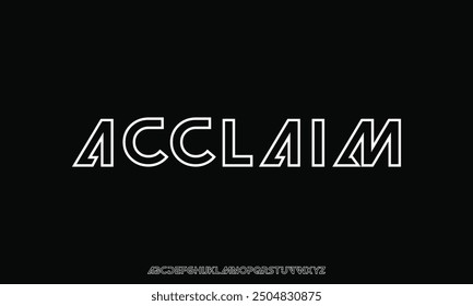 Creative font. Modern abstract digital tech font. Logo creative font, type, technology, movie, digital, music, movie. Fonts and illustration in vector format.