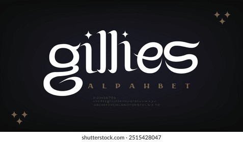 Creative font. Modern abstract digital tech font. Logo creative font, type, technology, movie, digital, music, movie. Fonts and illustration in vector format.