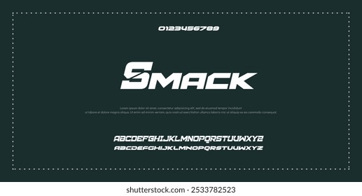 Creative font. Modern abstract digital tech font. Logo creative font, type, technology, movie, digital, music, movie. Fonts and illustration in vector format.