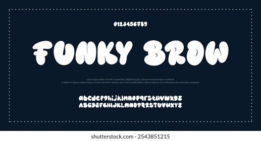 Creative font. Modern abstract digital tech font. Logo creative font, type, technology, movie, digital, music, movie. Fonts and illustration in vector format.