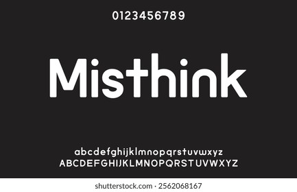 Creative font. Modern abstract digital tech font. Logo creative font, type, technology, movie, digital, music, movie. Fonts and illustration in vector format.