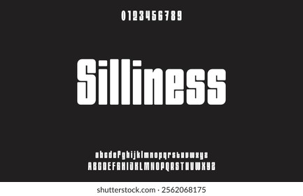 Creative font. Modern abstract digital tech font. Logo creative font, type, technology, movie, digital, music, movie. Fonts and illustration in vector format.