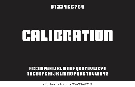 Creative font. Modern abstract digital tech font. Logo creative font, type, technology, movie, digital, music, movie. Fonts and illustration in vector format.