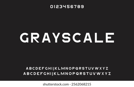 Creative font. Modern abstract digital tech font. Logo creative font, type, technology, movie, digital, music, movie. Fonts and illustration in vector format.