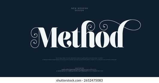 Creative font. Modern abstract digital tech font. Logo creative font, type, technology, movie, digital, music, movie. Fonts and illustration in vector format.