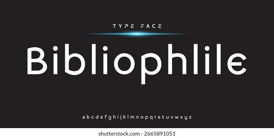 Creative font. Modern abstract digital tech font. Logo creative font, type, technology, movie, digital, music, movie. Fonts and illustration in vector format.