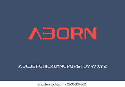 creative font, modern alphabat font, typo, logo, design, for sport, cricket, fashion, racing, movie, music, vector  illustration