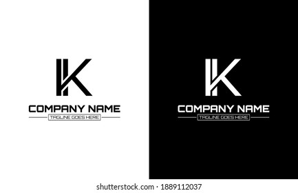 Creative Fonts Logo Designs Alphabet K Stock Vector (Royalty Free ...