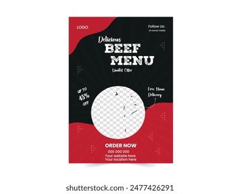 Ein kreatives Flyer-Design.