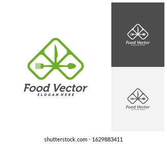 Creative Food logo design vector. Restaurant, food court, cafe logo template. Icon symbol. Illustration
