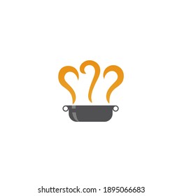 Creative Food Logo. Vector Logo.