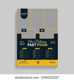 Creative Food Service Flyer Design Template