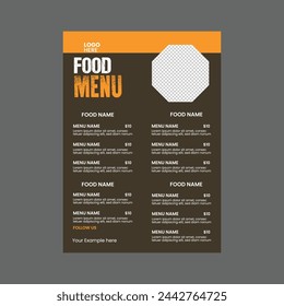  diseño de flyer de plantilla de comida creativa