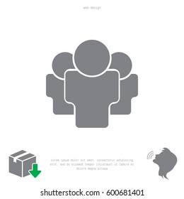 Creative Forum Icon. vector illustration