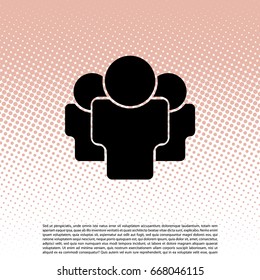 Creative Forum Icon. vector illustration