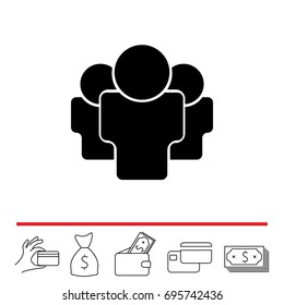Creative Forum Icon. vector illustration