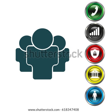 Creative Forum Icon. vector illustration