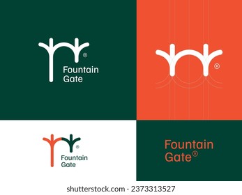 Design des Creative Fountain Gate-Logos