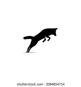 Creative fox Animal Modern Simple Design Concept logo