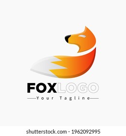 Creative Fox Head Logo Symbol Vector Design Illustration